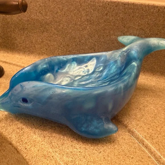 Blue Dolphin Soap Holder - Picture 1 of 3